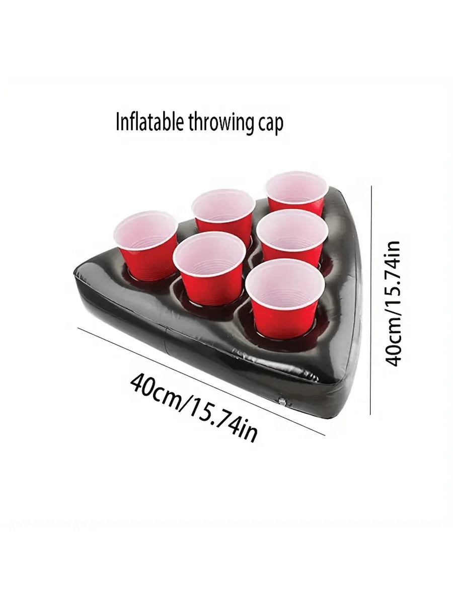 1pc Inflatable Beer Ring Toss Game  (Hat Only)