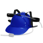 Plastic  Drinking  Helmet  With straw